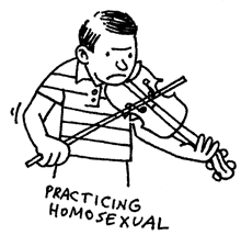 practicing homosexual