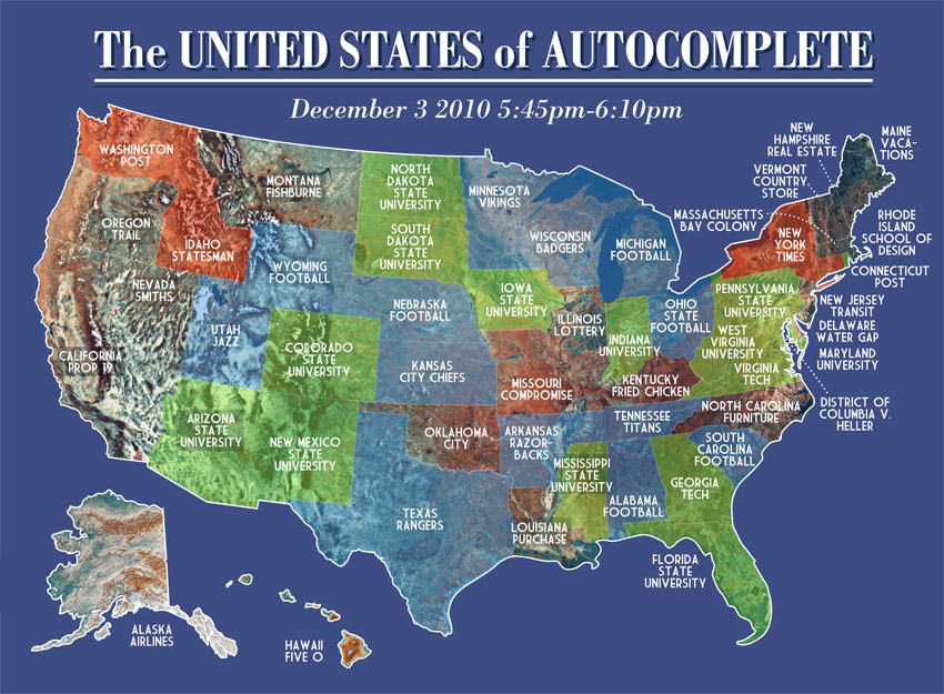 real map of the united states The United States Of Autocomplete Brainiac real map of the united states